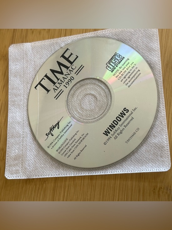 Time Other - TIME Almanac 1990 Windows CD
